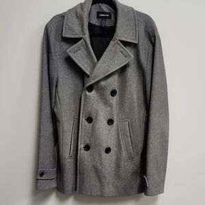 Claiborne Gray Men's Peacoat